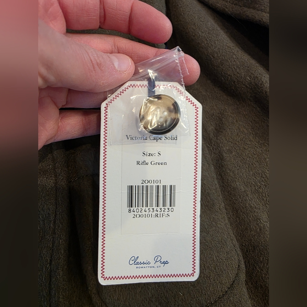 Classic Prep Wool Victoria Cape Jacket - Picture 5 of 7
